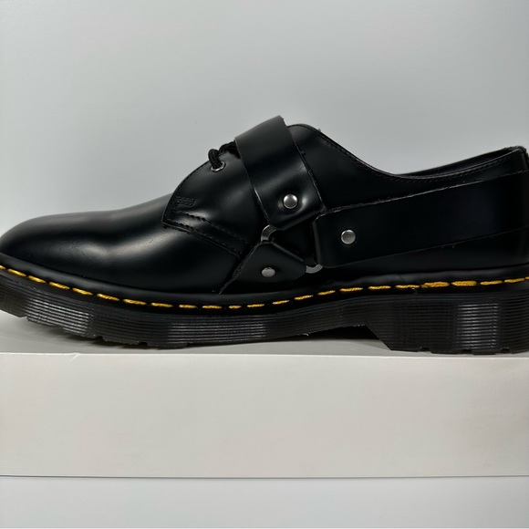 DOC HENREE POLISHED SMOOTH LEATHER BUCKLE SHOES WOMENS SIZE 9 HARNESS STRAPS NEW - Picture 8 of 10